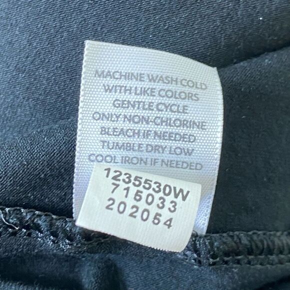 J. Jill Wearever Collection Black Stretch Knee Length Wrap Skirt Plus Size 3X - Picture 4 of 5